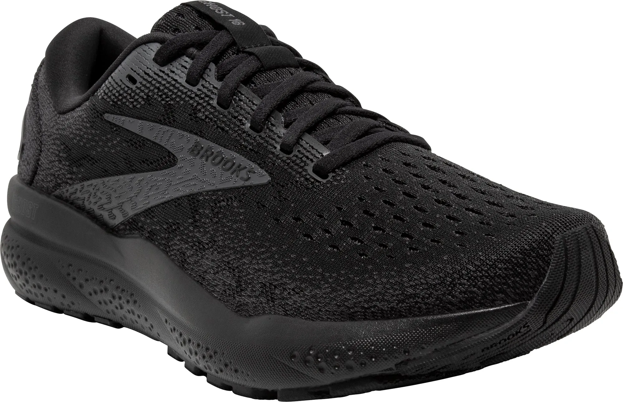 Brooks Ghost 16 Mens Running Shoes - Black