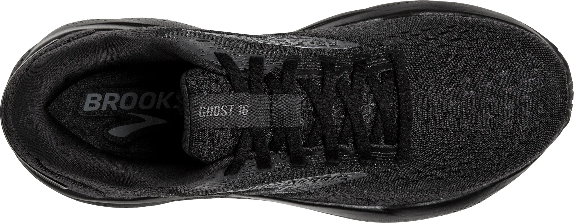 Brooks Ghost 16 Mens Running Shoes - Black