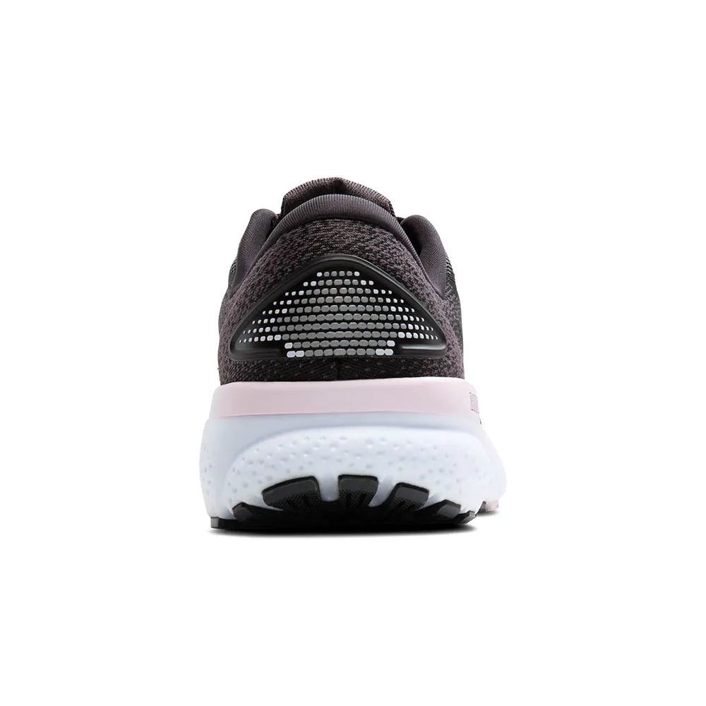 Brooks Ghost 16 (Womens) - Black/White/Orchid Ice