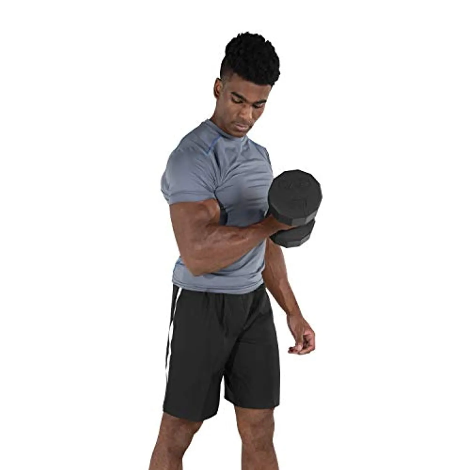 Cap 12-Sided Coated Dumbbell, Single, 3-50 lb Sizes