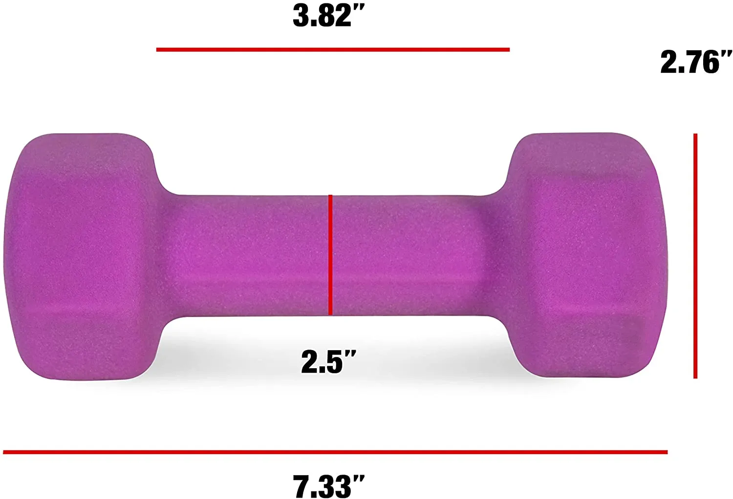 Cap Barbell Neoprene Coated Dumbbell Weights