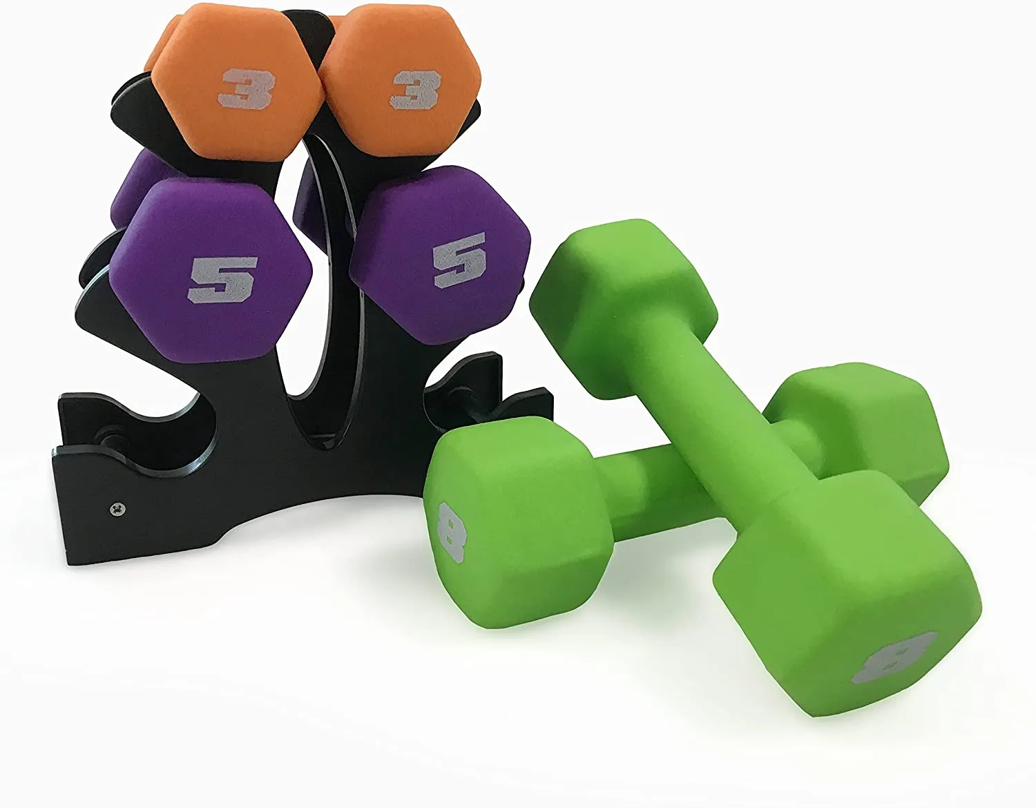 Cap Neoprene Coated Dumbbell Weights | Single, Pair or Set