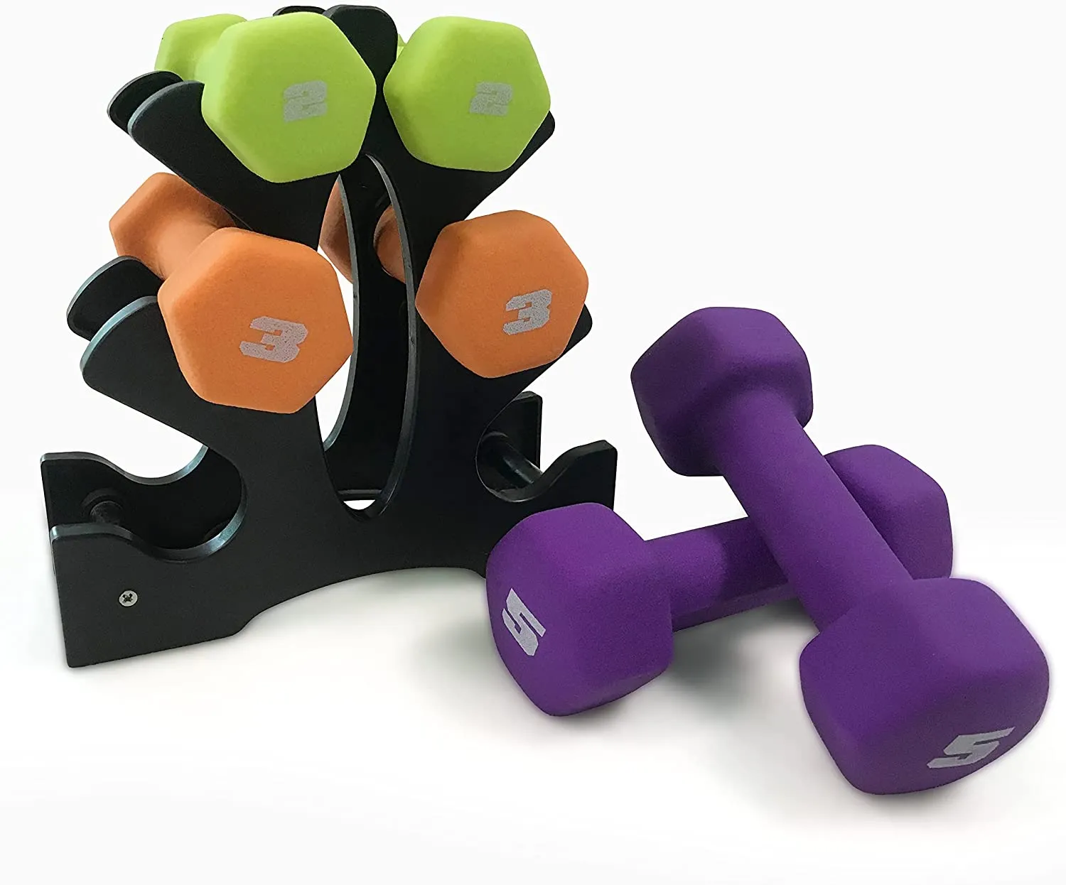 Cap Neoprene Coated Dumbbell Weights | Single, Pair or Set