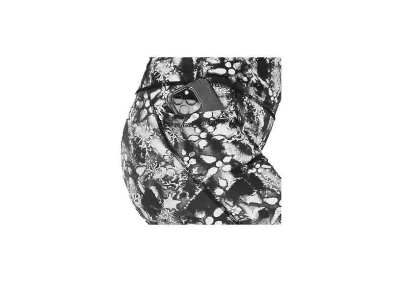 Capri Black Ice Leggings with pockets