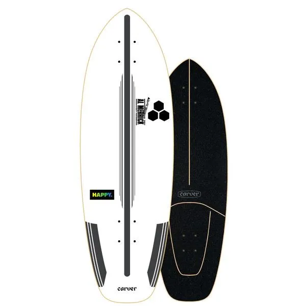 Carver CI Happy Surfskate Cruiser Skateboard Deck - 9.75" x 30.75"