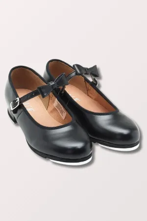 Children's Merry Jane Buckle Tap Shoes - Black