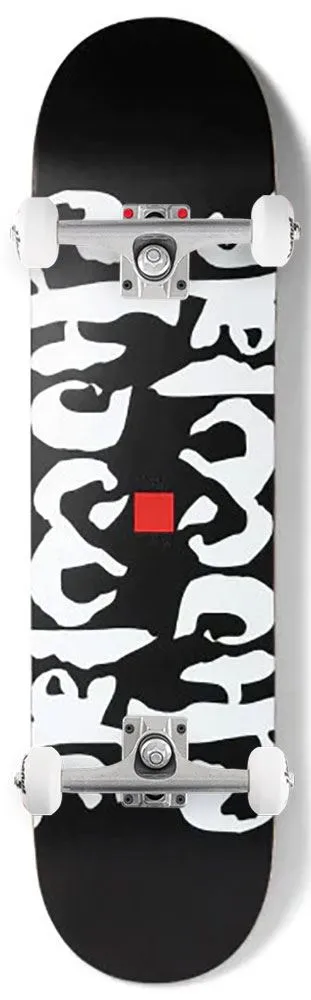 Chocolate Ink Blot Black Chris Roberts Twin Tip Symmetrical x Venom Skateboards Core Custom Complete Skateboard - 8.0"