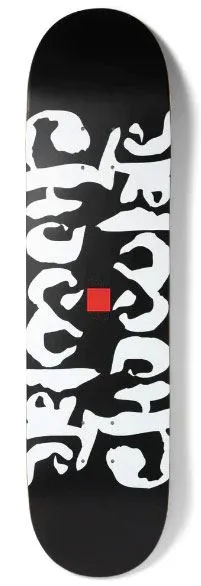 Chocolate Ink Blot Black Chris Roberts Twin Tip Symmetrical x Venom Skateboards Core Custom Complete Skateboard - 8.0"
