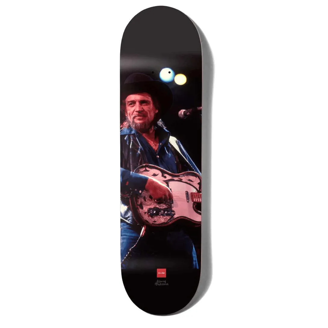 Chocolate Skateboards Waylon Jennings Kenny Anderson Twin Tail Skateboard Deck 8.25"
