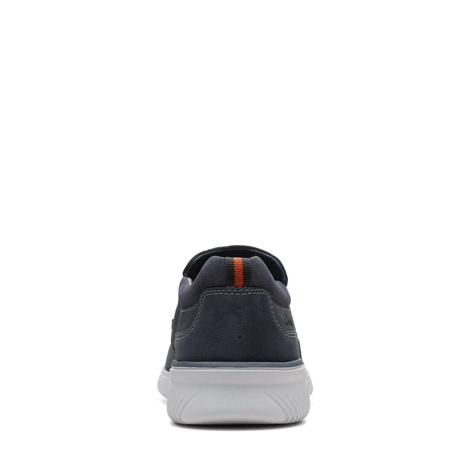 Clarks Donaway Free Shoes - Navy Waxy - 261659858 - H Width (Wide Fit)