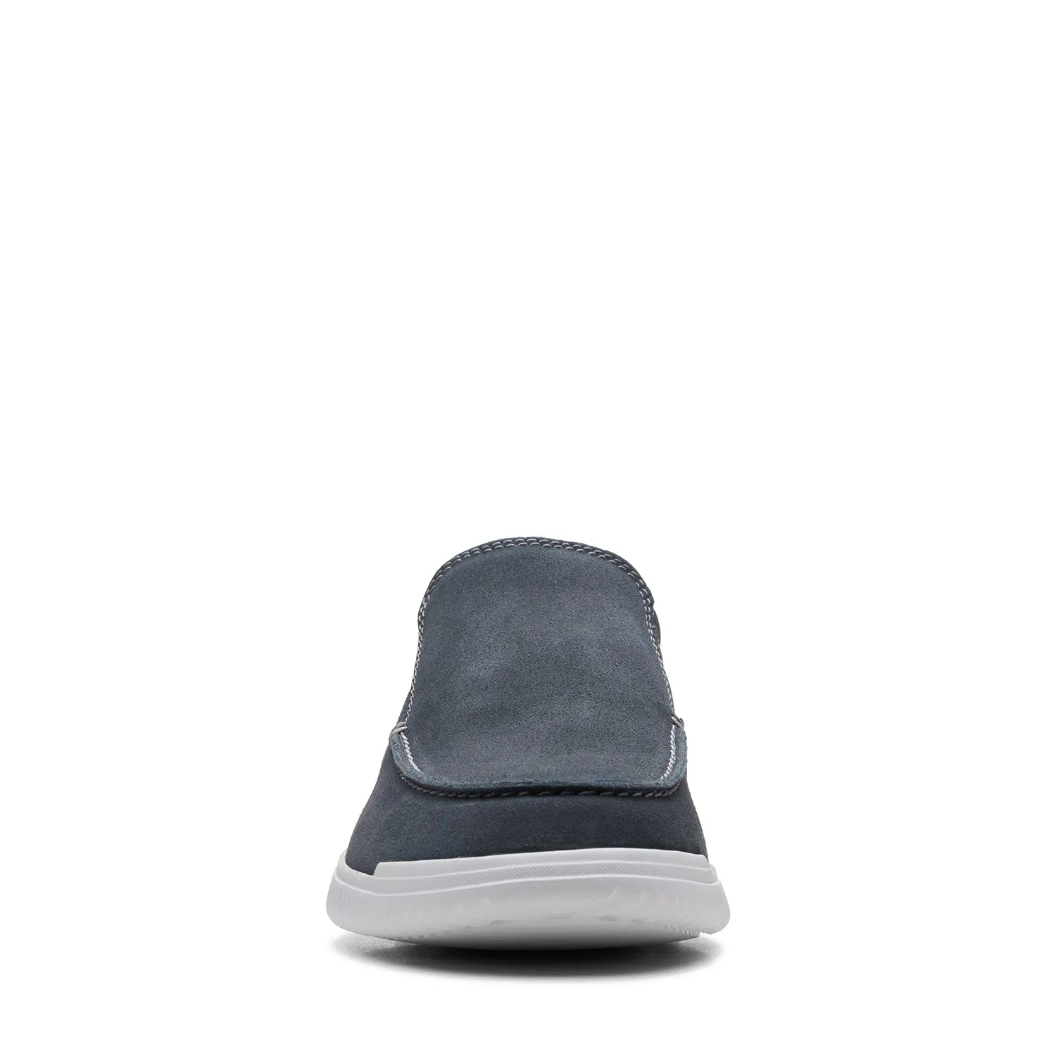 Clarks Donaway Free Shoes - Navy Waxy - 261659858 - H Width (Wide Fit)