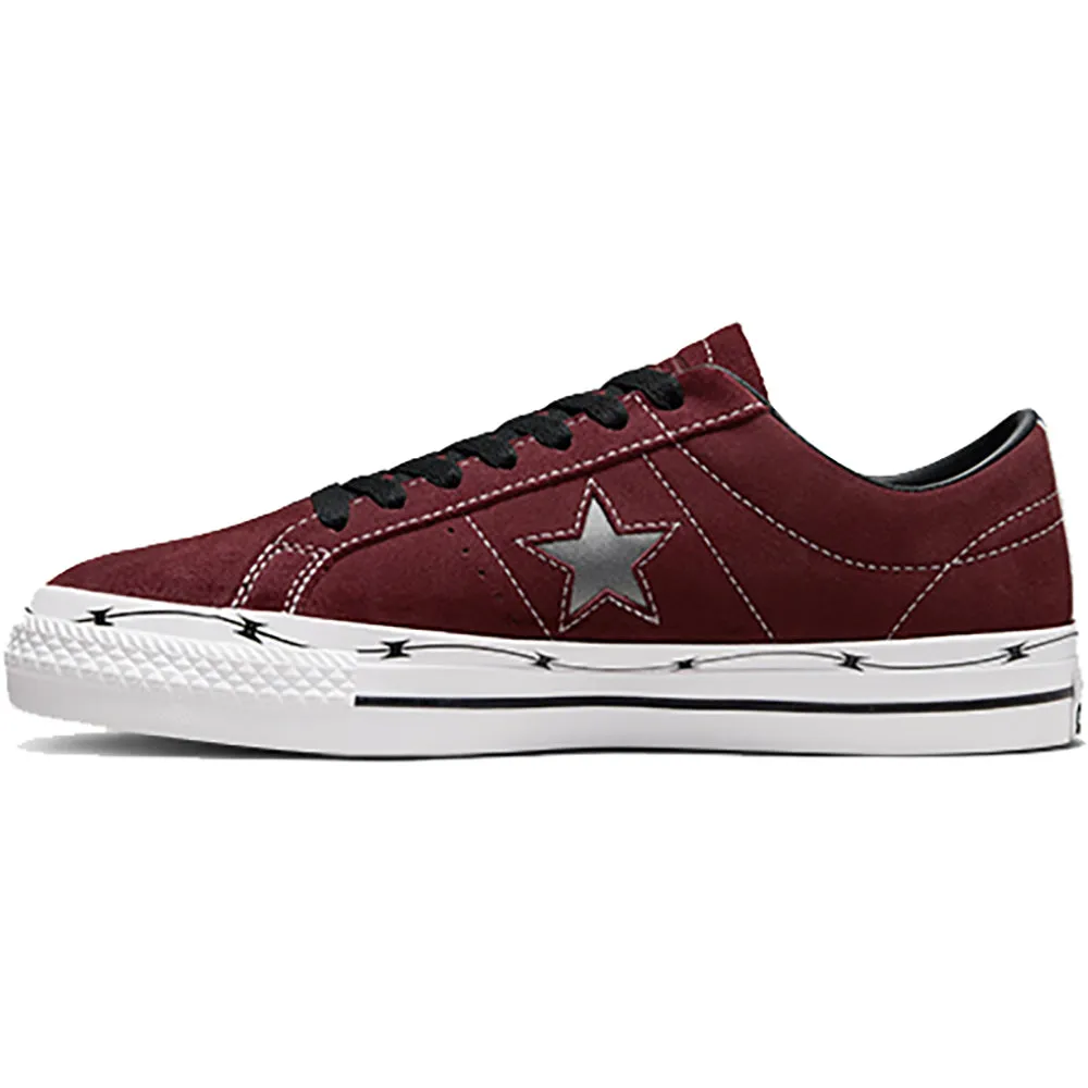 Converse CONS One Star Pro Razor Wire Shoes Deep Bordeaux/Black/White