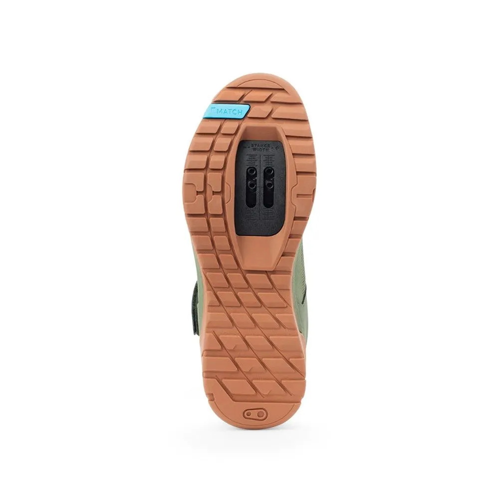 Crankbrothers Shoes Mallet E Speedlace Green / Blue Clipless SPD