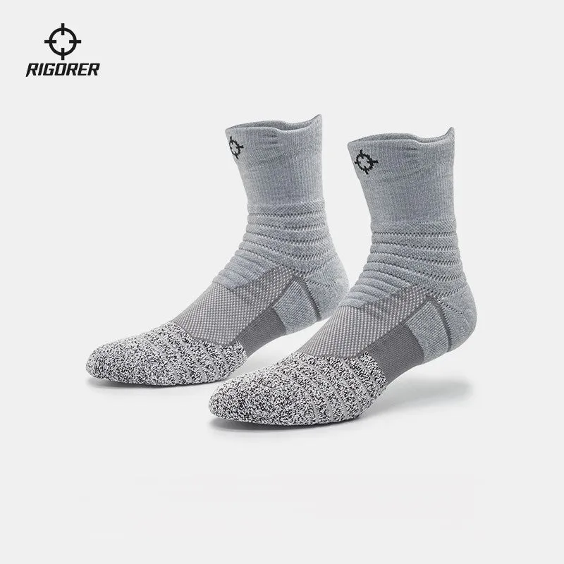 Crew Socks - Grey [W-08-4]