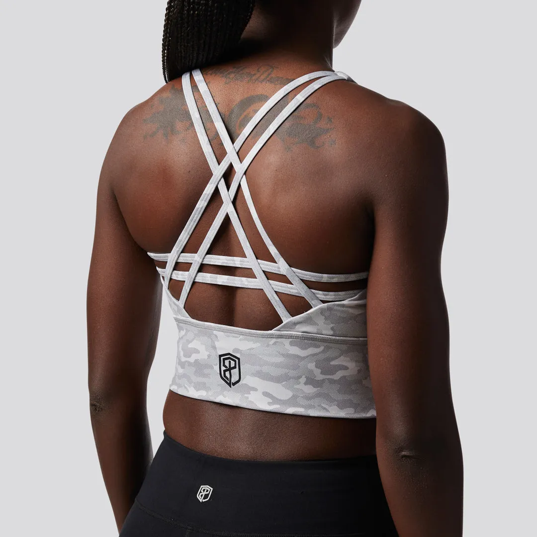 Crossfire Sports Bra (Brand Strength-Avalanche)