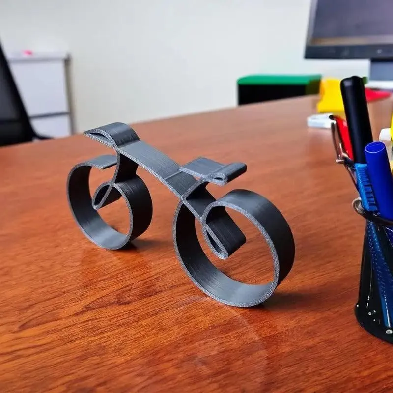 Cycolinks Minimalistic Bicycle Sculpture - Great Gift for Cyclist
