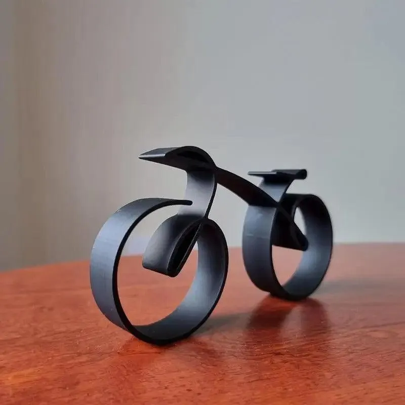 Cycolinks Minimalistic Bicycle Sculpture - Great Gift for Cyclist