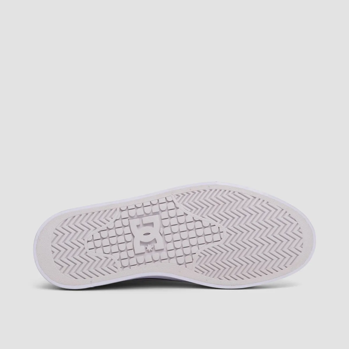 DC Manual Hi Platform Shoes - White/Black/Flower - Womens