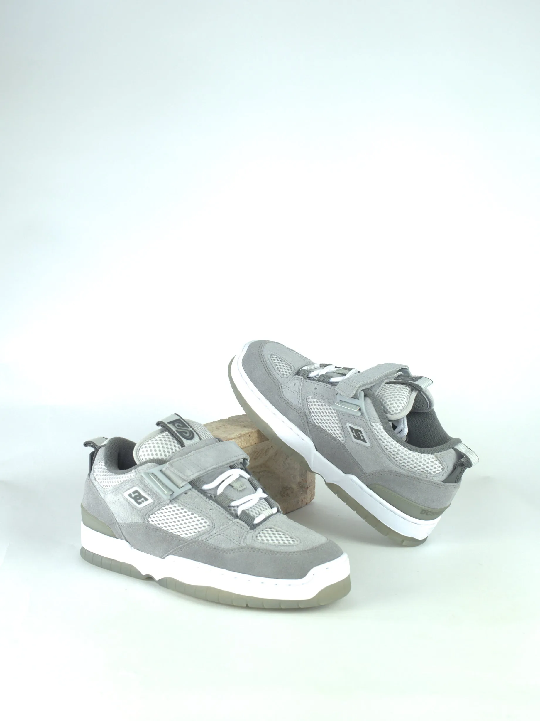 Dc Shoes - Js1 John Shanahan Pro Skate Shoe - Grey / Grey