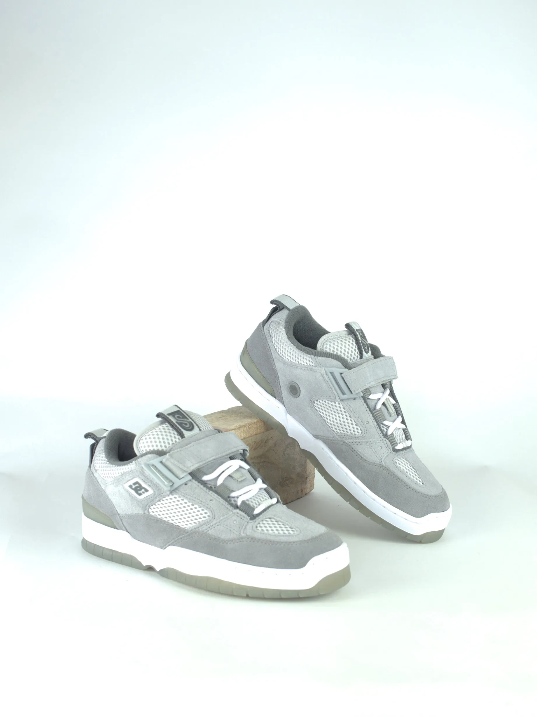 Dc Shoes - Js1 John Shanahan Pro Skate Shoe - Grey / Grey