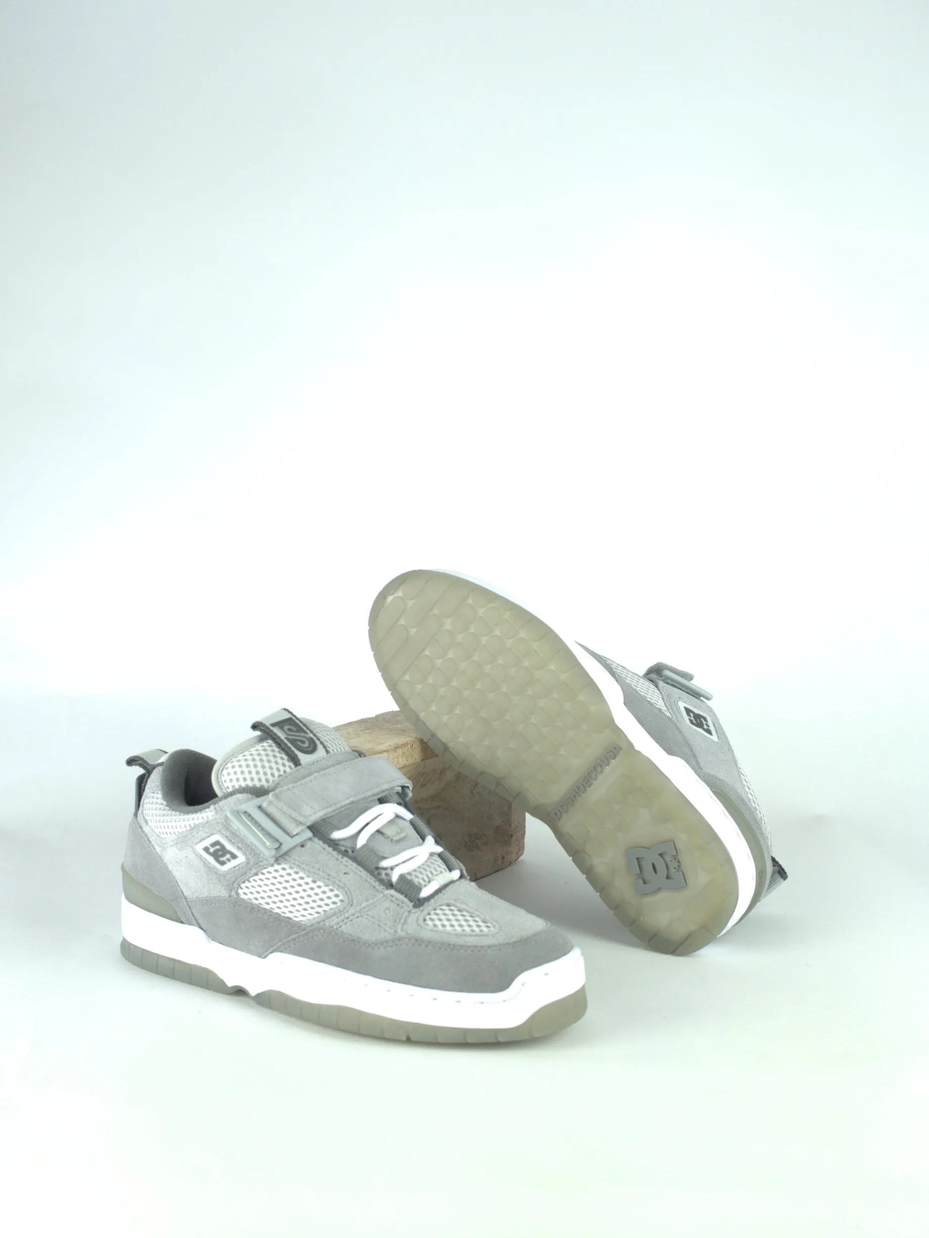 Dc Shoes - Js1 John Shanahan Pro Skate Shoe - Grey / Grey