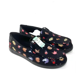 DC Villian‎ 2 Deadpool Moccasin Skate Shoe Sz 17