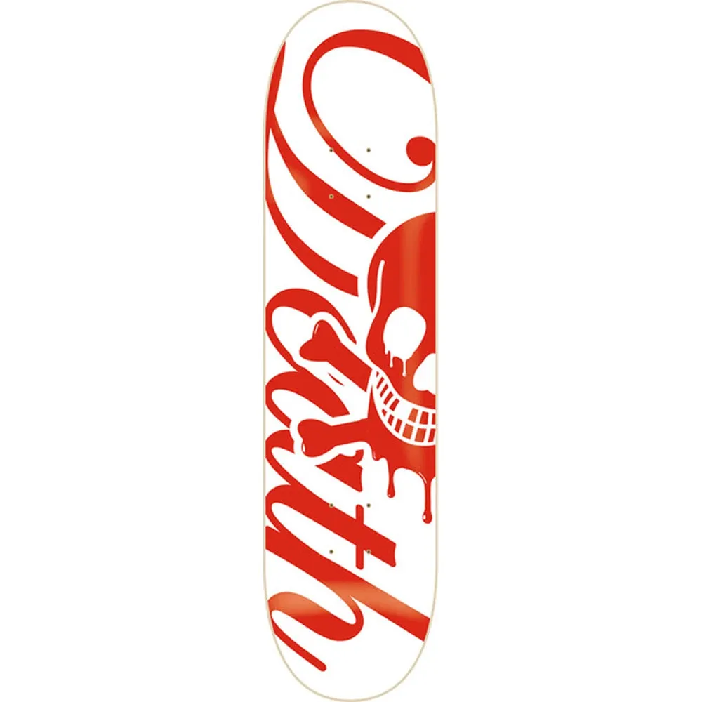 Death Script 8.5" Deck - Red White