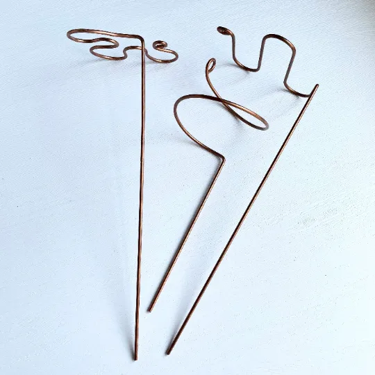 Decorative Plant Stakes, Plant Stem Supports, 3 Designs