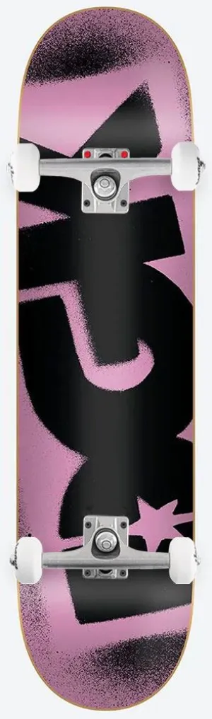 DGK O.G. Logo Deck Pink/Black Complete Skateboard - 7.75"