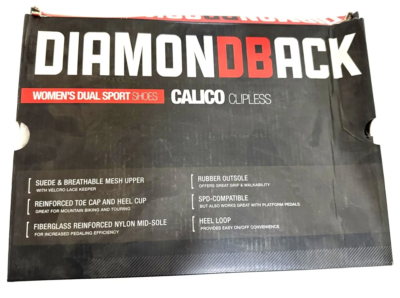 Diamondback Calico Women's Dual Sport Biking Clipless Shoes Cycling 9.5 US 43