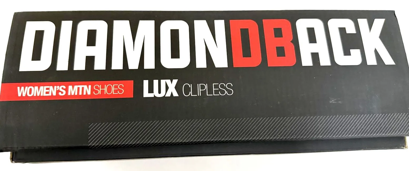 Diamondback Lux Mountain Bike Shoes Womens 5 US 37 Euro Clipless black
