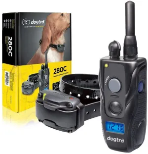 Dogtra 280C Waterproof 127-Level Precise Control LCD Screen ½-Mile Remote Training Dog E-Collar