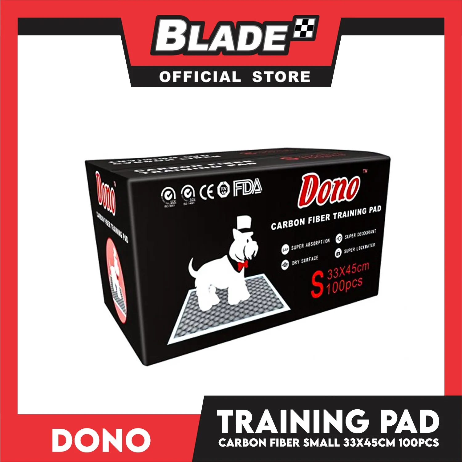 Dono Carbon Fiber Training Pad Small  (100pcs) 33cm x 45cm