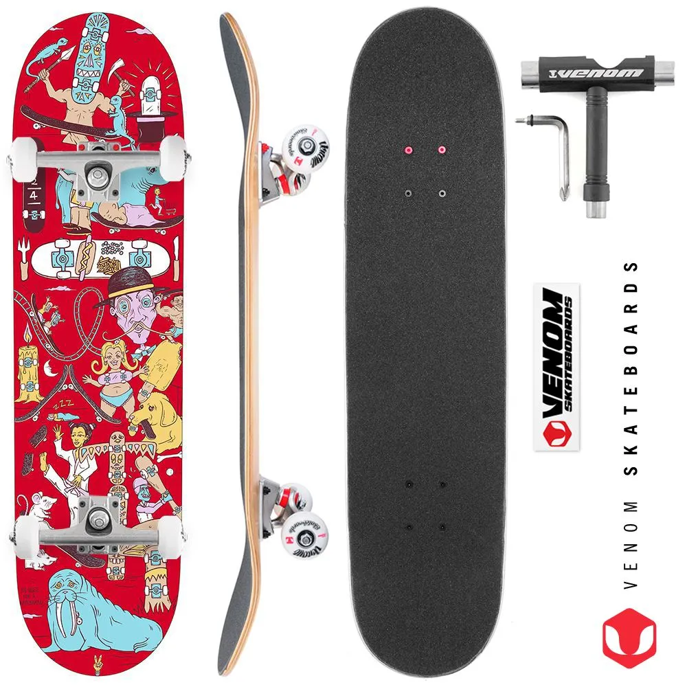 Drawing Boards 101 1 Custom Complete Skateboard - 8.32"