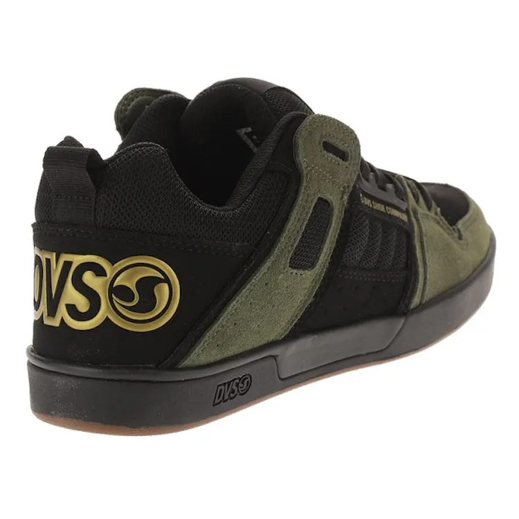 DVS Comanche 2.0  Black/Olive/Gold Nubuck Shoes