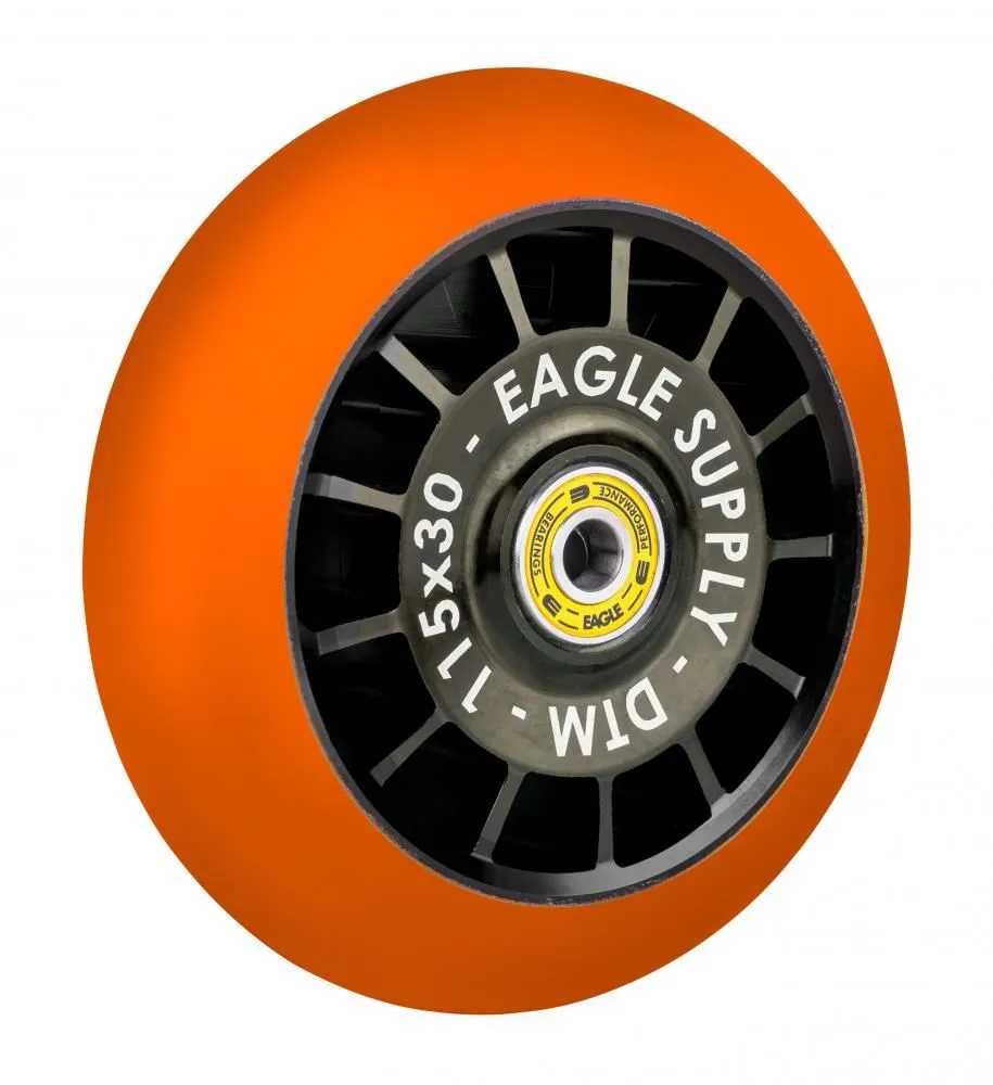 Eagle Supply Wheel Radix DTM Hollowtech Medium 115mm - Black / Orange