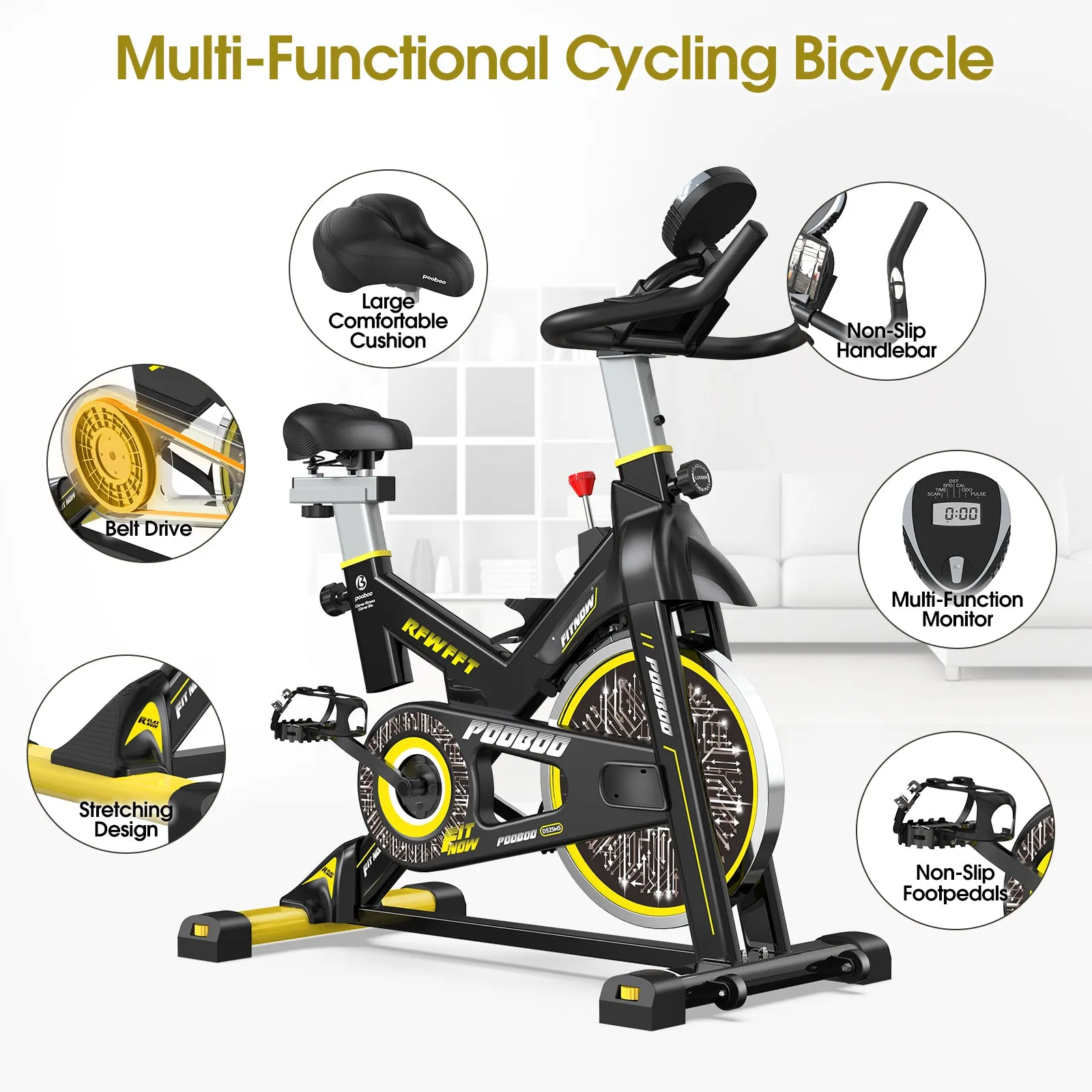 Exercise Bike Indoor Cycling Magnetic Cycle Bicycle