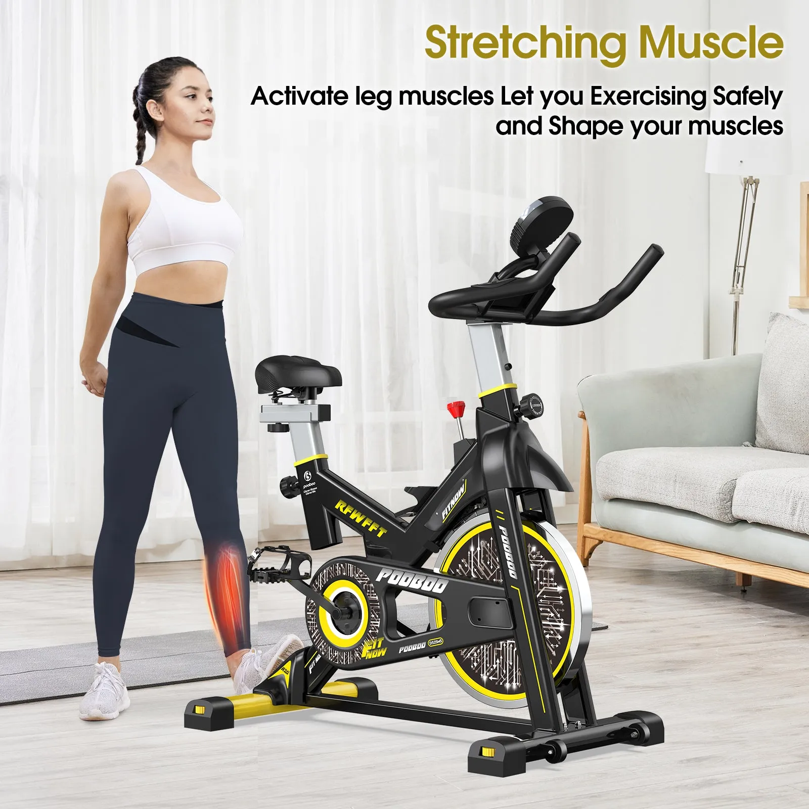 Exercise Bike Indoor Cycling Magnetic Cycle Bicycle