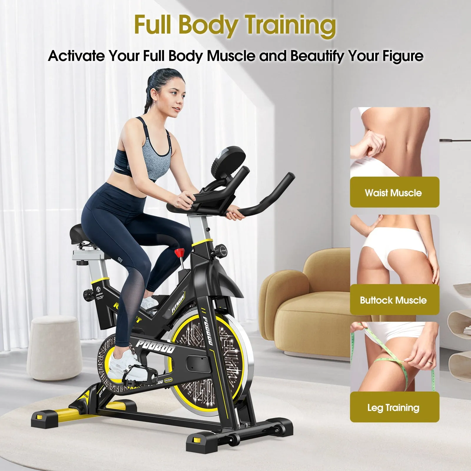 Exercise Bike Indoor Cycling Magnetic Cycle Bicycle