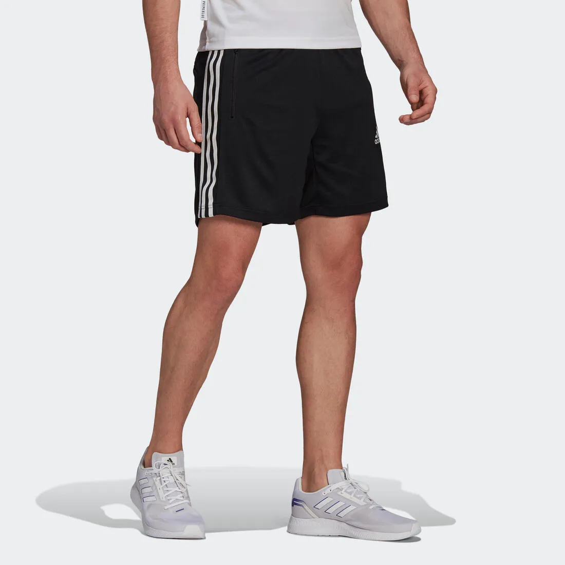 Fitness Training 3-Stripe Shorts - Black