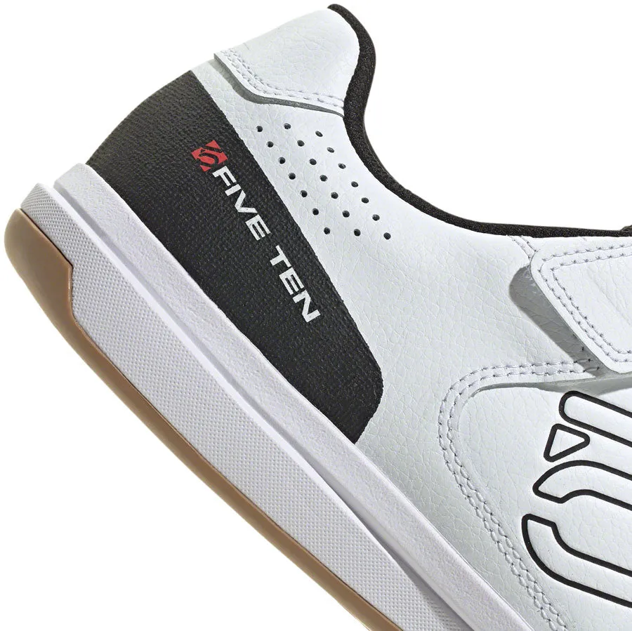Five Ten Hellcat Mountain Clipless Shoes - Mens FTWR White/Core BLK/Red 7.5