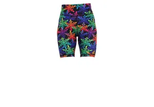 Flakes of Neon Long Shorts with pockets