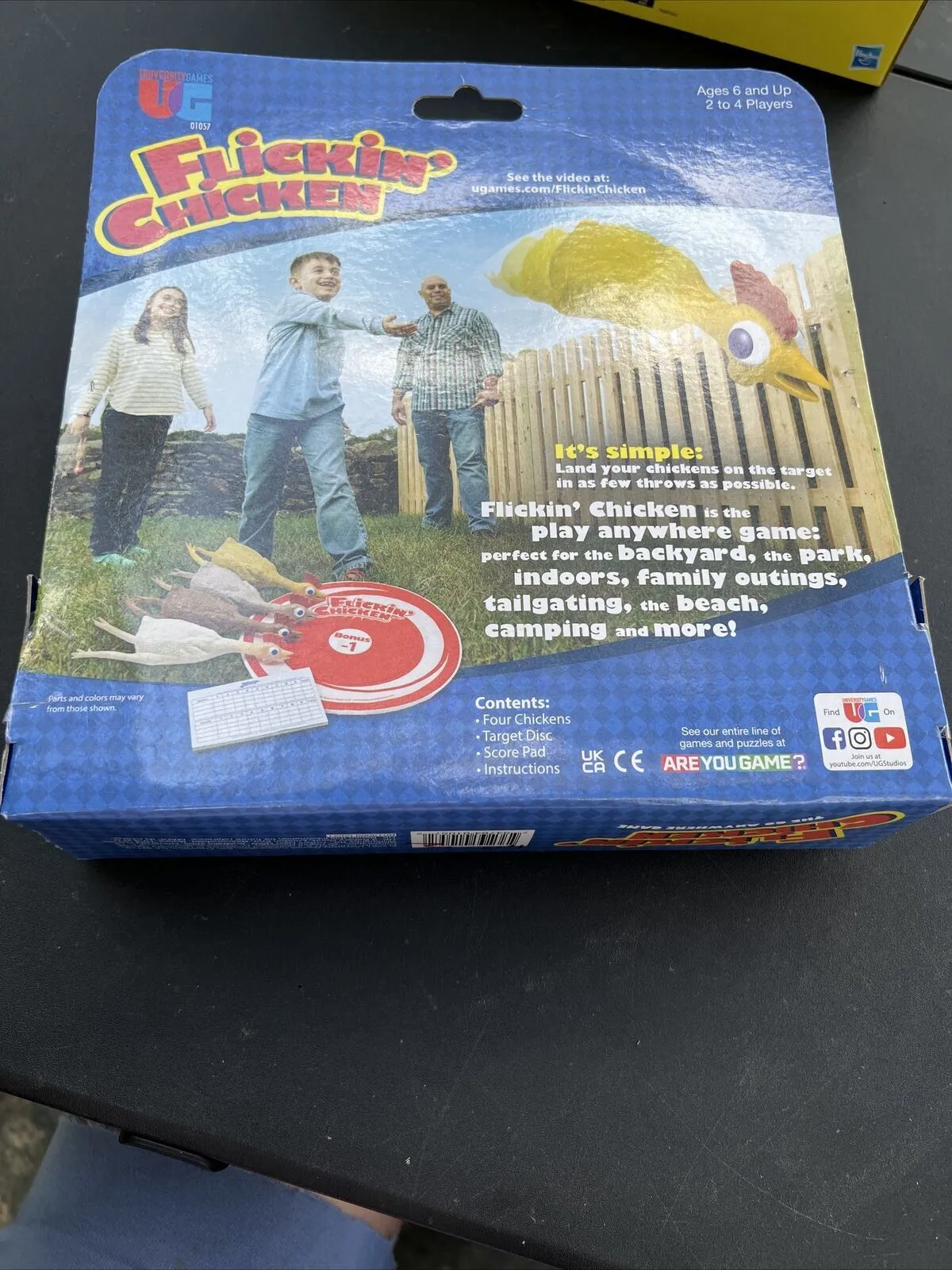 Flickin Chicken The Go Anywhere Game Quirky For All Ages Toss Outdoor Target