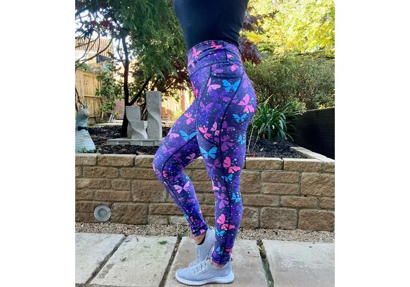 Flutterby leggings with pockets