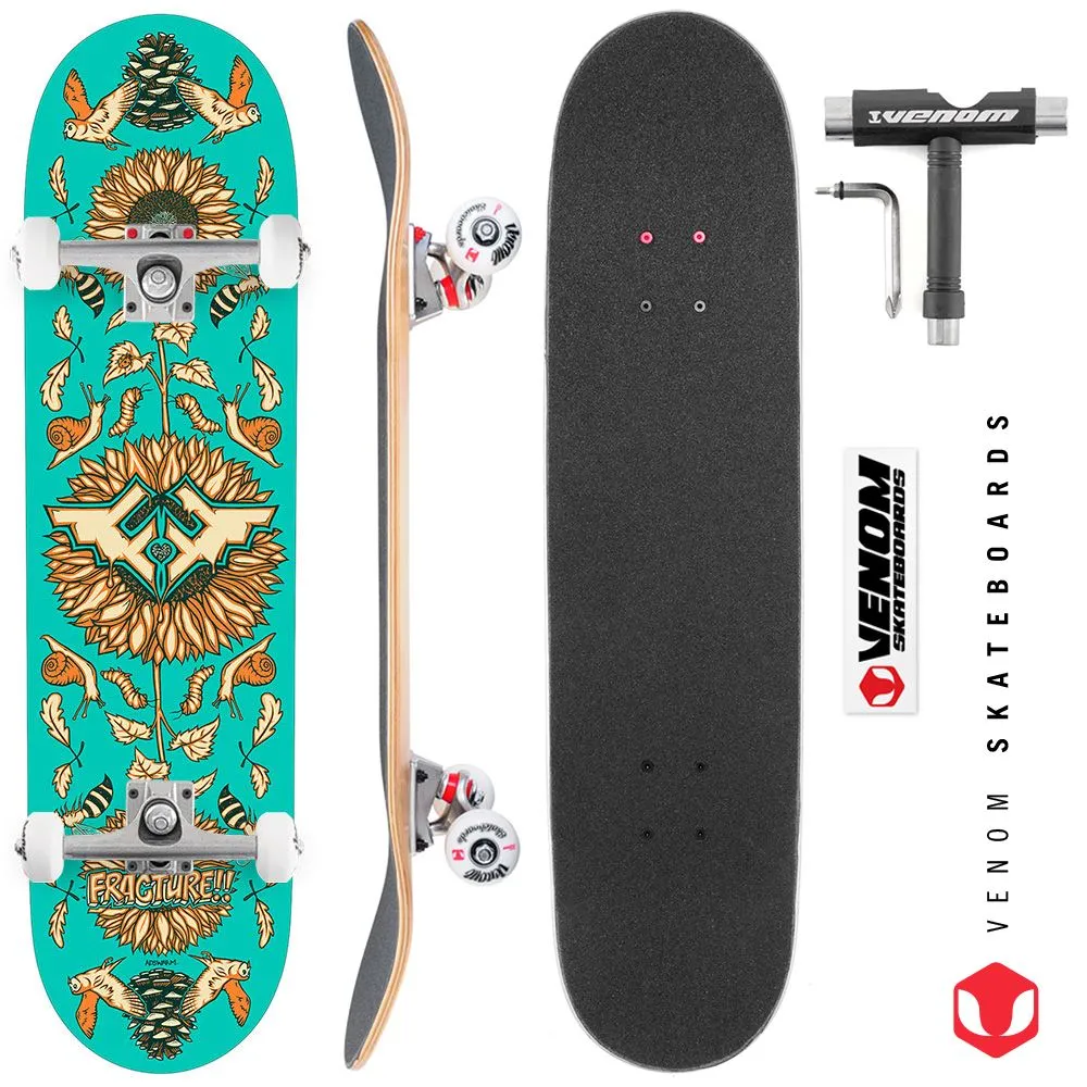 Fracture x Adswarm 2 Custom Complete Skateboard - 8.25"