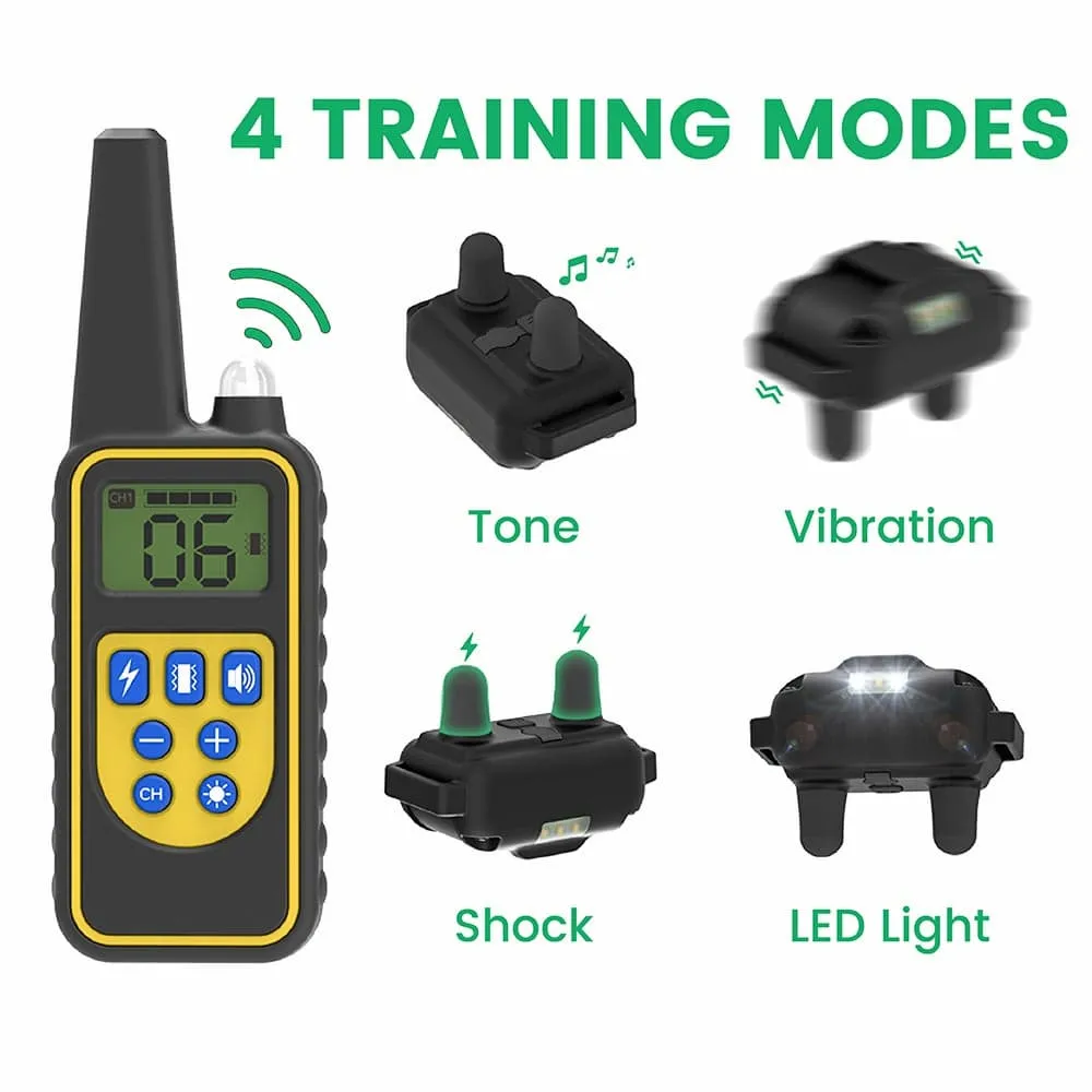 [FunTrainer] Dog Shock Collar with Remote for 2 Dogs