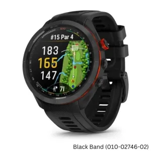 Garmin Approach S70 GPS Golf Smartwatch 47mm Black Band (010-02746-02)