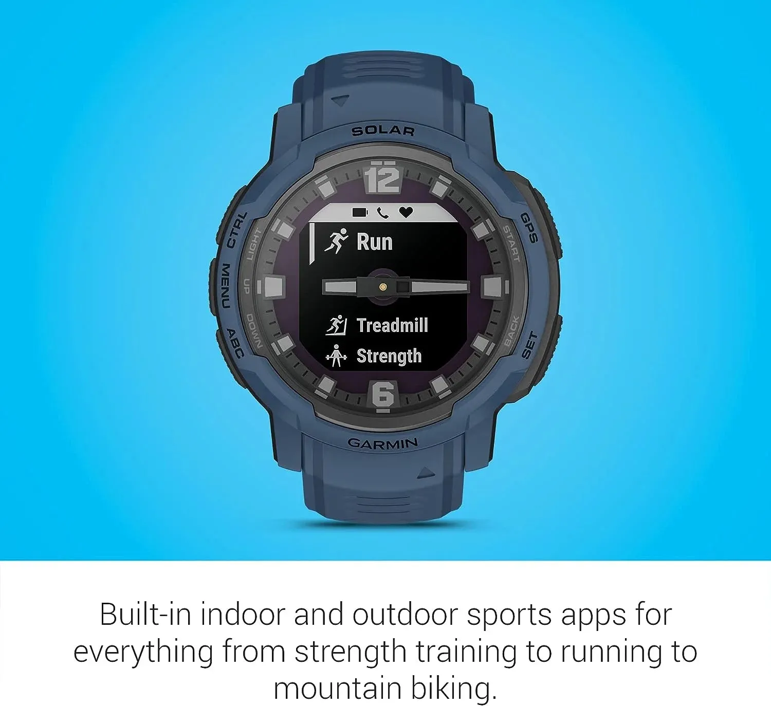 Garmin Instinct Crossover Hybrid GPS Multisport Smartwatch (Solar Edition - 45MM)