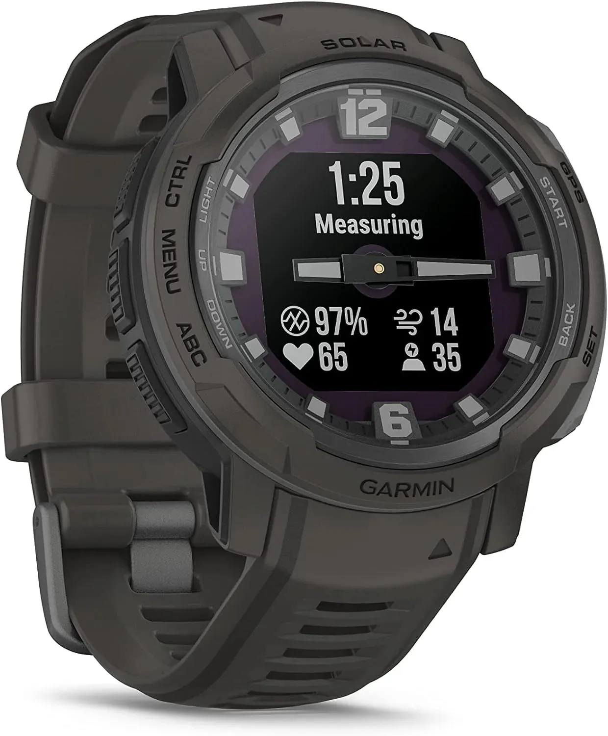 Garmin Instinct Crossover Hybrid GPS Multisport Smartwatch (Solar Edition - 45MM)