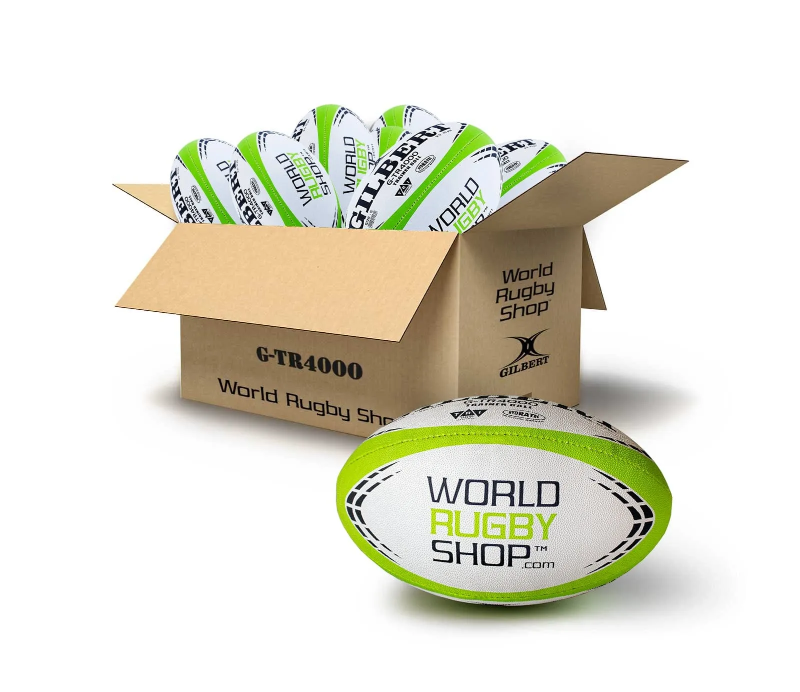 Gilbert WRS G-TR4000 Rugby Training Ball BOX